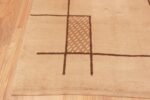 Corner of Geometric Antique Minimalist French Art Deco Design Area Rug 72576 at Nazmiyal Antique Rugs