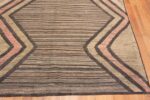 Corner of Large Geometric Contemporary Area Rug 11695 by Nazmiyal Antique Rugs