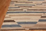 Corner of Large Geometric Contemporary Modern Flatweave Kilim Rug 11753 by Nazmiyal Antique Rugs