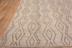 Corner of Large Modern Contemporary Moroccan Berber Beni Ourain Design Area Rug 11784 by Nazmiyal Antique Rugs