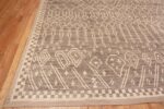 Corner of Large Primitive Tribal Design Modern Area Rug 11714 by Nazmiyal Antique Rugs