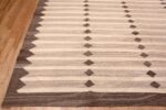 Corner of Large Size Geometric Contemporary Vintage Mid-Century Modern Design Flatweave Kilim Rug 11813 by Nazmiyal Antique Rugs