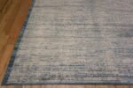 Corner of Decorative and Versatile Large Size Modern Solid Abstract Design Cream Color Wool Pile Area Rug 11744 by Nazmiyal Antique Rugs
