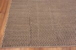 Corner of Modern Earthy Brown Chevron Moroccan Berber Beni Ourain Design Rug 11290 Corner of Modern Earthy Brown Chevron Moroccan Berber Beni Ourain Design Rug 11290 by Nazmiyal Antique Rugs
