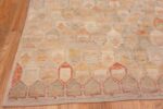 Corner of Modern Rustic Tribal Geometric Honeycomb Design Area Rug 11331 by Nazmiyal Antique Rugs
