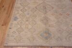 Corner of Modern Tribal Geometric Design Rustic Contemporary Area Rug 11220 by Nazmiyal Antique Rugs