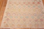 Corner of Rustic Geometric Small Size Modern Contemporary Area Rug 11073 by Nazmiyal Antique Rugs