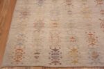 Corner of Small Tribal Modern Contemporary Rustic Area Rug 11069 by Nazmiyal Antique Rugs