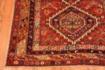 Corner of Tribal Antique Rustic Caucasian Shirvan Animal Design Area Rug 72559 by Nazmiyal Antique Rugs