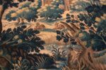 Deer of 17th Century Antique French Silk And Wool Animal Design Verdure Tapestry 72572 by Nazmiyal Antique Rugs