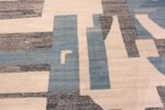 Details of Artistic Abstract Geometric Large Flat Weave Modern Contemporary Kilim Rug 11840 by Nazmiyal Antique Rugs