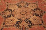 Details of Beautifully Classic Persian Heriz Medallion Design Modern Room Size Area Rug 11525 by Nazmiyal Antique Rugs