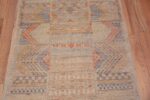 Details of A Captivating And Quite Artistic Contemporary Rustic Tribal Geometric Design Modern Hallway Runner Rug 11033 by Nazmiyal Antique Rugs