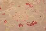 Details of Beautifully Refined Decorative Modern Large Scale Turkish Oushak Design Room Size Area Rug 11373 by Nazmiyal Antique Rugs