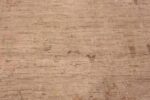 Details of A facinating earthy cream neutral abstract modern Turkish Oushak design area rug 11337 by Nazmiyal Antique Rugs
