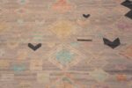 Details of Handmade Modern Tribal Primitive Contemporary Nomadic Area Rug 11332 by Nazmiyal Antique Rugs