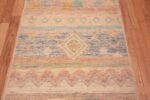Details of Happy Colorful Tribal Geometric Modern Hallway Runner Rug 11017 by Nazmiyal Antique Rugs