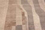 Details of Large Brown and Beige Modern Abstract Decorative Rug 11788 Details of Large Brown and Beige Modern Abstract Decorative Rug 11788 by Nazmiyal Antique Rugs
