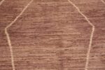 Details of Large Brown Tribal Moroccan Style Contemporary Area Rug 11743 by Nazmiyal Antique Rugs