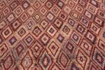 Details of Large Colorful Handmade Diamond Pattern Modern Contemporary Wool Area Rug 11875 by Nazmiyal Antique Rugs