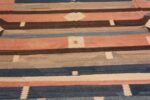 Details of Large Size Contemporary Flatweave Geometric Mid Century Modern Design Kilim Area Rug #11810 by Nazmiyal Antique Rugs