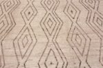 Details of Large Modern Contemporary Moroccan Berber Beni Ourain Design Area Rug 11784 by Nazmiyal Antique Rugs