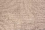 Details of Large Neutral Minimalist Cream Color Modern Contemporary Area Rug 11779 by Nazmiyal Antique Rugs