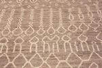Details of Large Primitive Tribal Design Modern Area Rug 11714 by Nazmiyal Antique Rugs