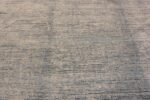 Details of Decorative and Versatile Large Size Modern Solid Abstract Design Cream Color Wool Pile Area Rug 11744 by Nazmiyal Antique Rugs