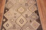 Details of Artistic Nomadic Feel Modern Earth Tone Color Tribal Primitive Geometric Design Contemporary Runner Rug 11063 by Nazmiyal Antique Rugs