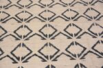 Details of Modern Room Size Brown Cream Moroccan Berber Beni Ourain Design Area Rug 11312 by Nazmiyal Antique Rugs