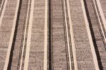 Details of A Decorative Modern Room Size Stripped Design Black and White Color Contemporary Area Rug 11355 by Nazmiyal Antique Rugs