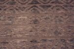 Details of Neutral Silver Grey Color Geometric Chevron Deign Modern Area Rug 11267 by Nazmiyal Antique Rugs