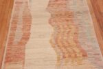 Details of Rustic Tribal Modern Hallway Runner Rug 11077 by Nazmiyal Antique Rugs