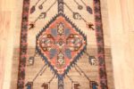Details of Tribal Antique Camel Hair Persian Bakshaish Hallway Runner Rug 72566 by Nazmiyal Antique Rugs