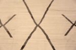 Details of Tribal Moroccan Beni Ourain Design Contemporary Modern Flatwoven Kilim Area Rug 11690 by Nazmiyal Antique Rugs