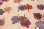 Details of Vintage Ivory Background Persian Khorassan Area Rug 72503 by Nazmiyal Antique Rugs