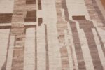 Details of Warm Cozy Modern Neutral Tribal Contemporary Area Rug 11680 by Nazmiyal Antique Rugs