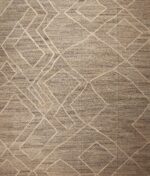 Beautiful Large Size Neutral Earthtone Color Tribal Geometric Design Modern Flatweave Kilim Rug 11754 by Nazmiyal Antique Rugs