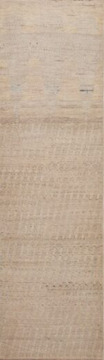 Light Color Tribal Design Modern Hallway Runner Rug 11031 by Nazmiyal Antique rugs