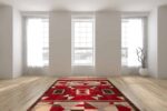 Living Room Beautifully Casual Modern Tribal Geometric Southwestern Design Flatweave Kilim Rug 11430 by Nazmiyal Antique Rugs