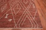 Motifs of Contemporary Tribal Moroccan Beni Ourain Design Modern Rustic Area Rug 11630 by Nazmiyal Antique rugs