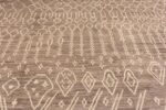 Motifs of Large Primitive Tribal Design Modern Area Rug 11714 by Nazmiyal Antique Rugs