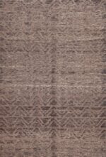Neutral Grey Color Tribal Geometric Triangle Chevron Pattern Modern Area Rug 11283 by Nazmiyal Antique Rugs