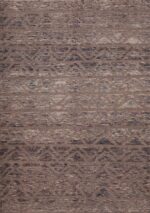 Neutral Silver Grey Color Geometric Chevron Deign Modern Area Rug 11267 by Nazmiyal Antique Rugs