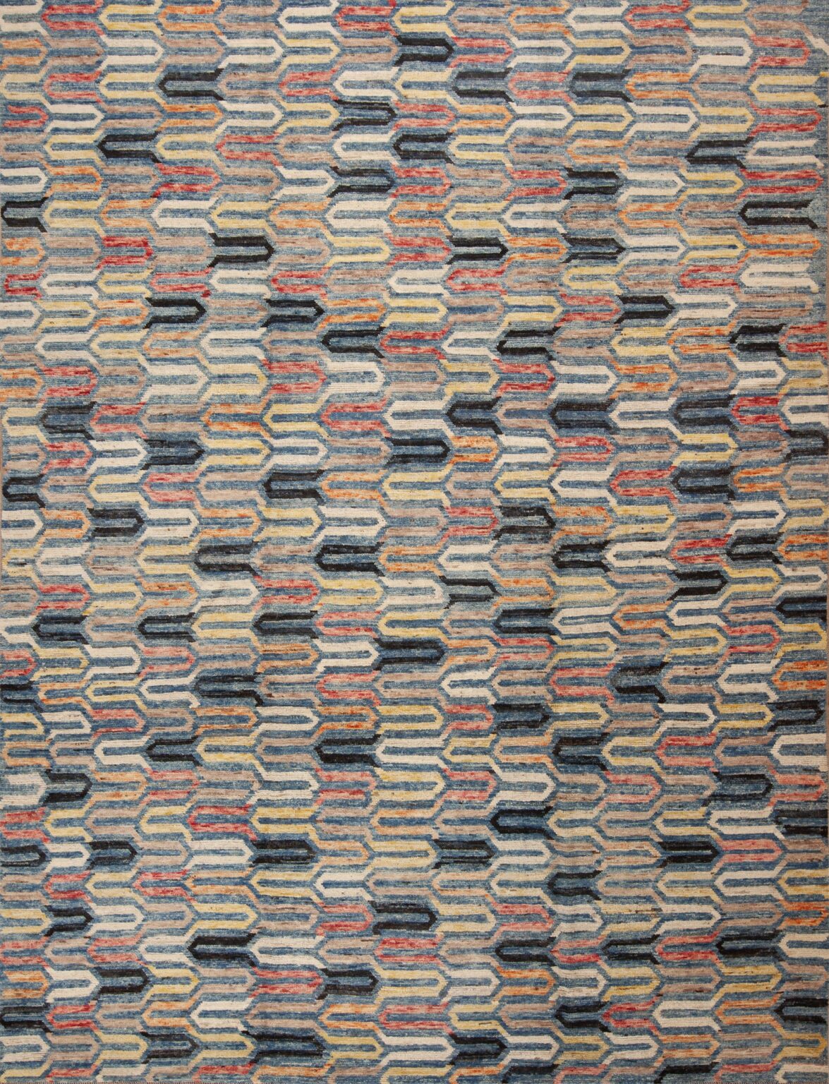 Curated visual reference: Fresh Look at Rich Color Artistic Geometric Pattern Modern Rug 11521 Nazmiyal