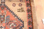 Side of Tribal Antique Camel Hair Persian Bakshaish Hallway Runner Rug 72566 by Nazmiyal Antique Rugs