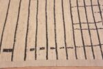 Side of Facinating Primitive Tribal Geometric Ivory Background Modern Room Size Area Rug 11560 by Nazmiyal Antique Rugs