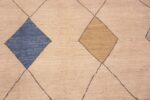 Texture of Contemporary Geometric Diamond Design Modern Area Rug 11566 by Nazmiyal Antique Rugs