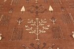 Texture of Cypress Tree Garden Design Vintage Tribal Bakhtiari Area Rug 72510 by Nazmiyal Antique Rugs